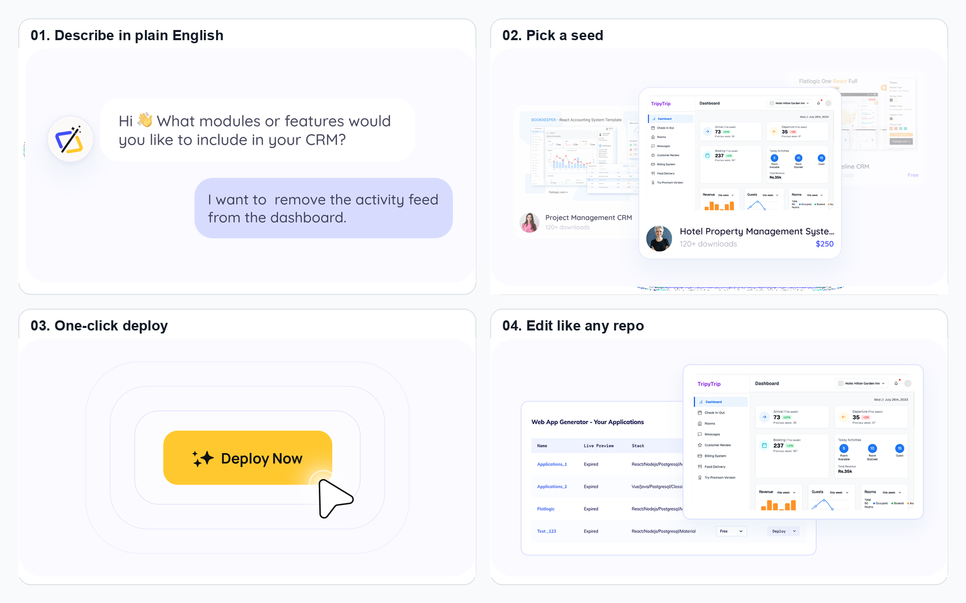 AppWizzy official workflow screenshots collage