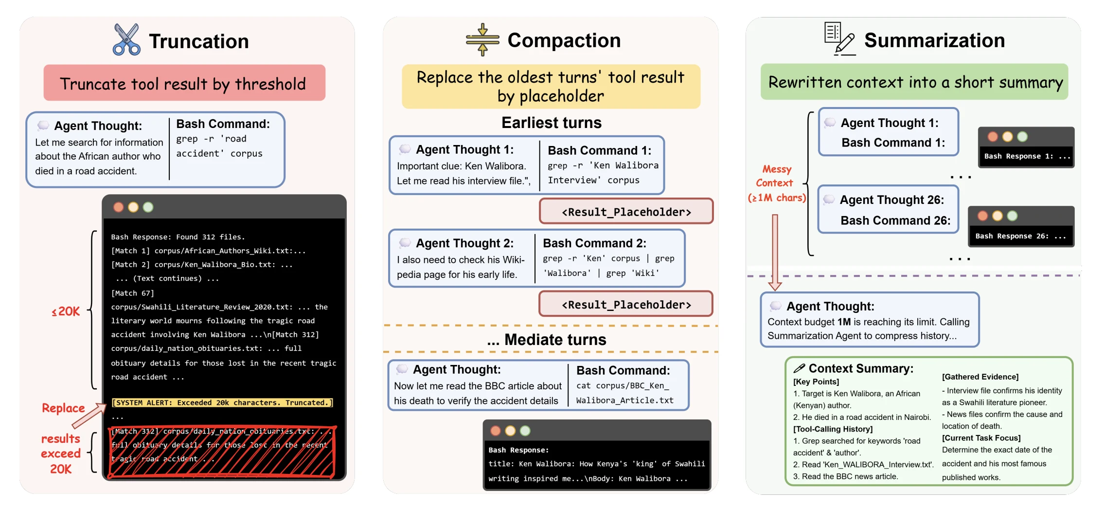 DCI-Agent-Lite runtime context management strategies