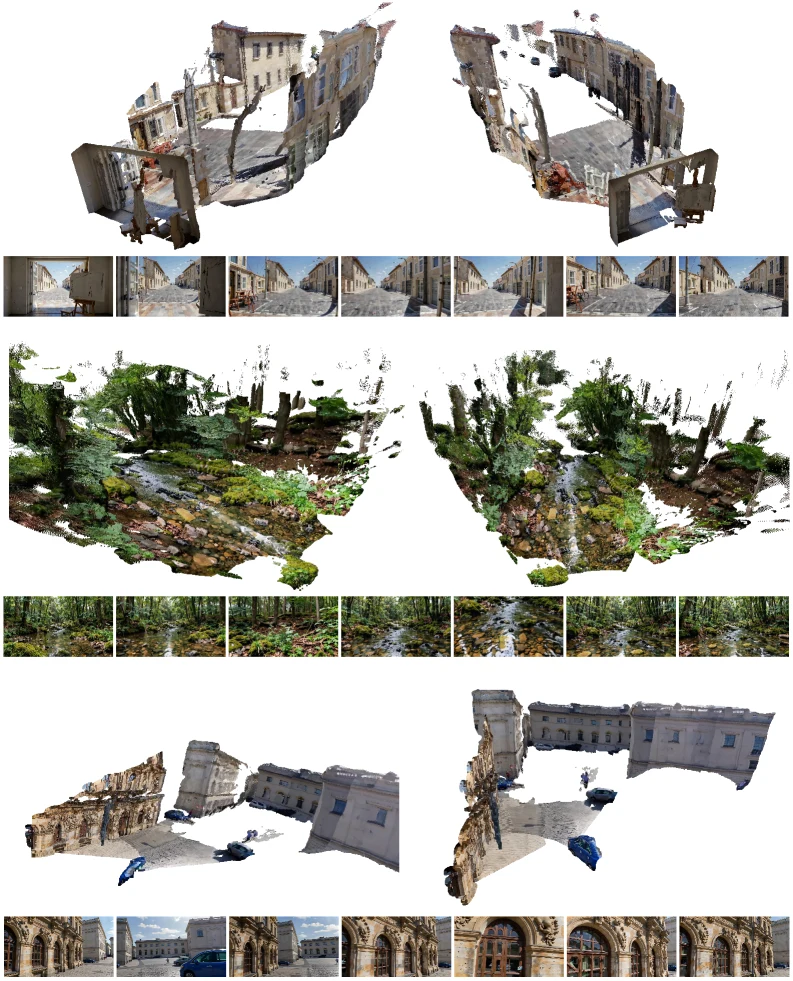 SANA-WM 3D reconstruction probe from generated videos
