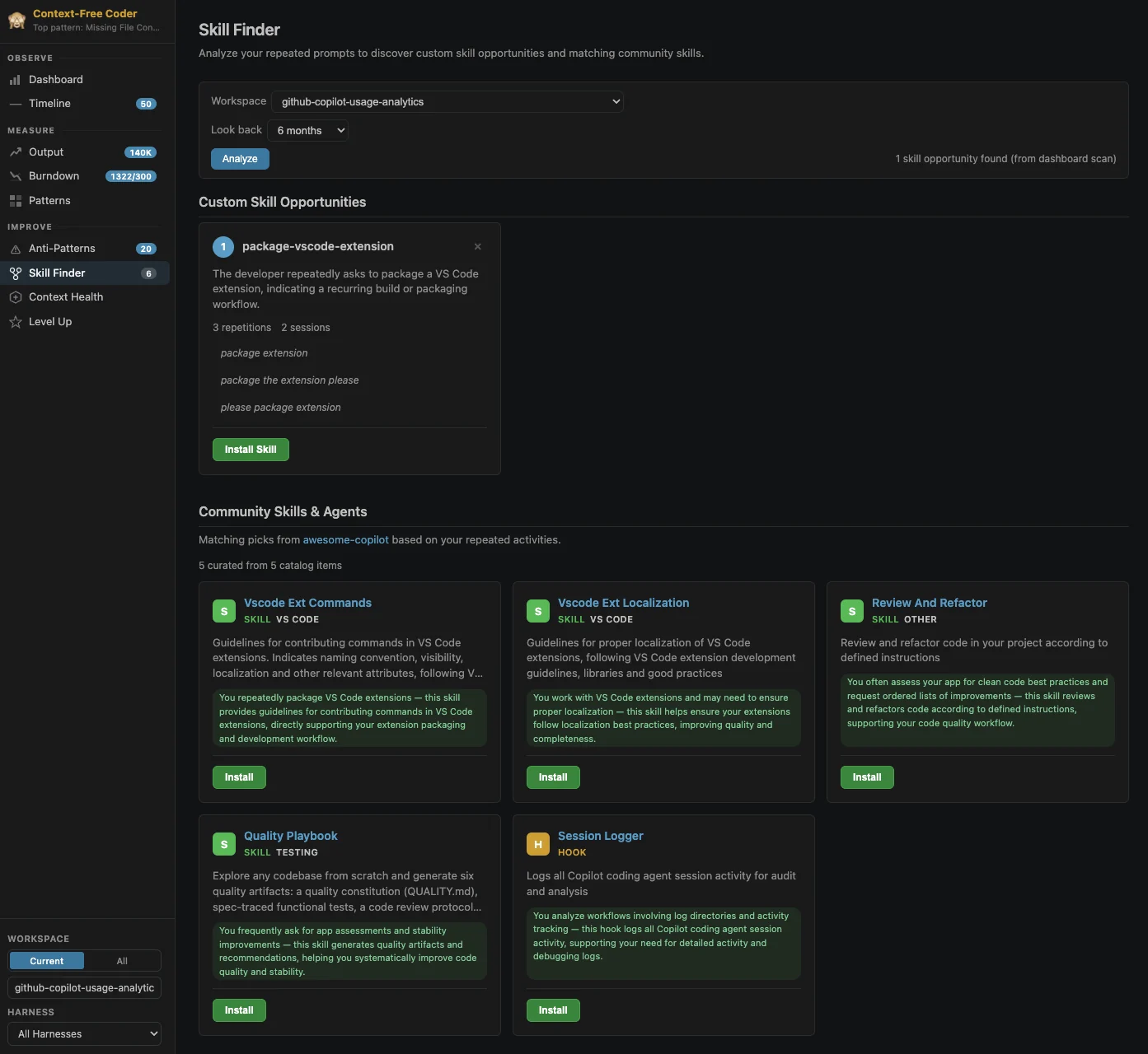 AI Engineer Coach skill finder