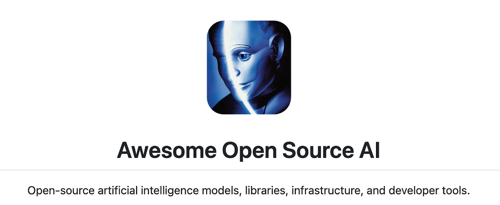 Awesome Open Source AI 소개 이미지