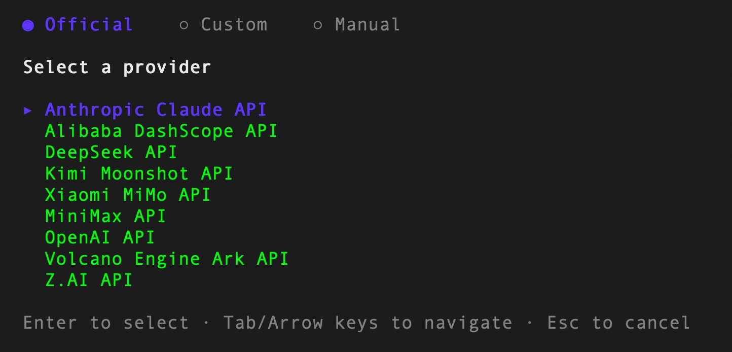 OpenCodeReview provider setup