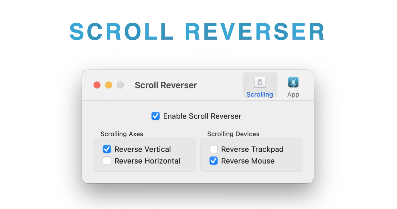 Scroll Reverser overview